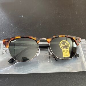 Ray-Ban Clubmaster Tortoise Sunglasses